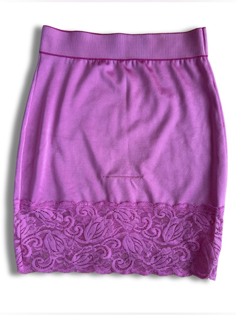 VANITY FAIR  Fuchsia Control Smoothing Satin finish Panty Slip Size XL